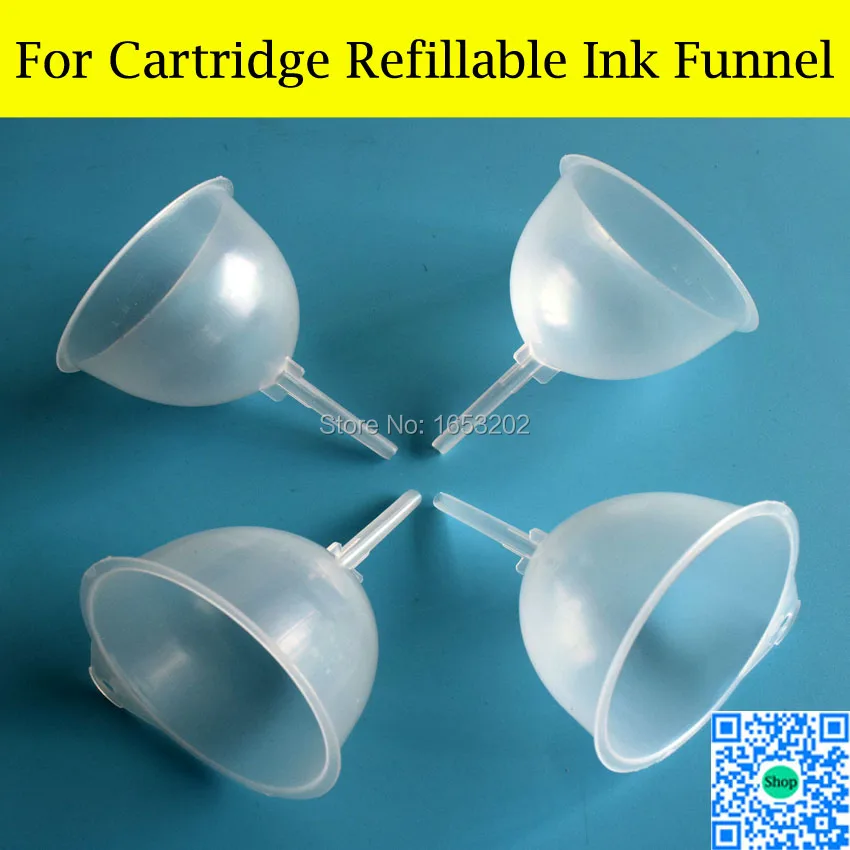 

8 Pieces/Lot Refill ink kit Funnel Tundish PP Plastic Funnel Use For Epson 7900 9900 or other Moldel Ink Refill Funnel