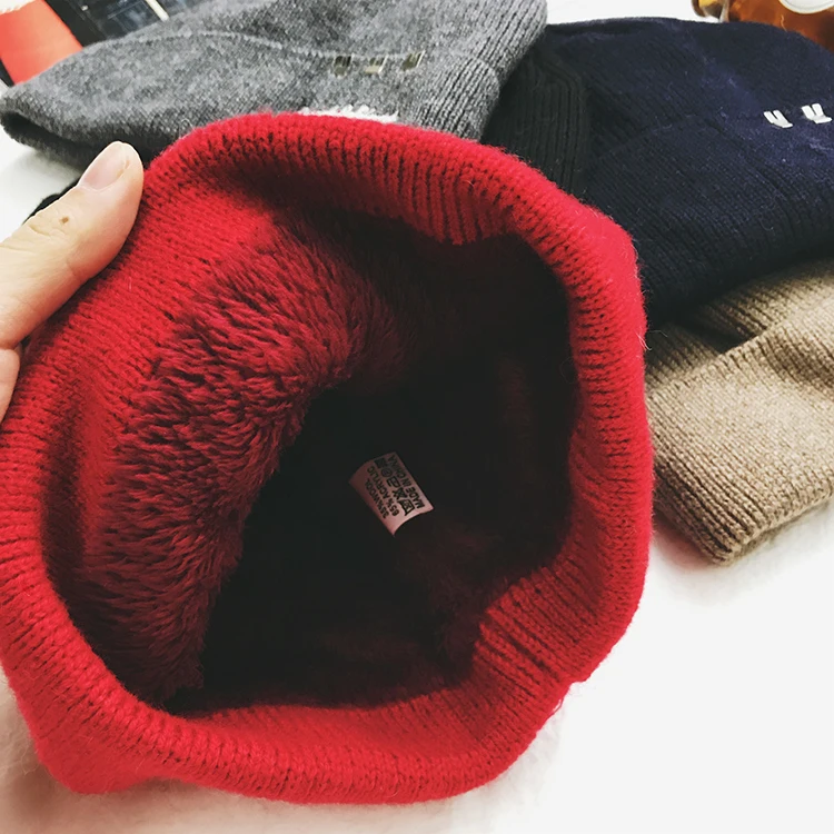 Зимняя вязаная шапка Skullies Beanies мужские зимние шапки для женщин модная мягкая