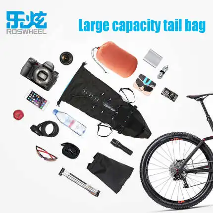 New Bike Bicycle Saddle Bag MTB Waterproof Cycling Under Seat Pouch Storage Bag