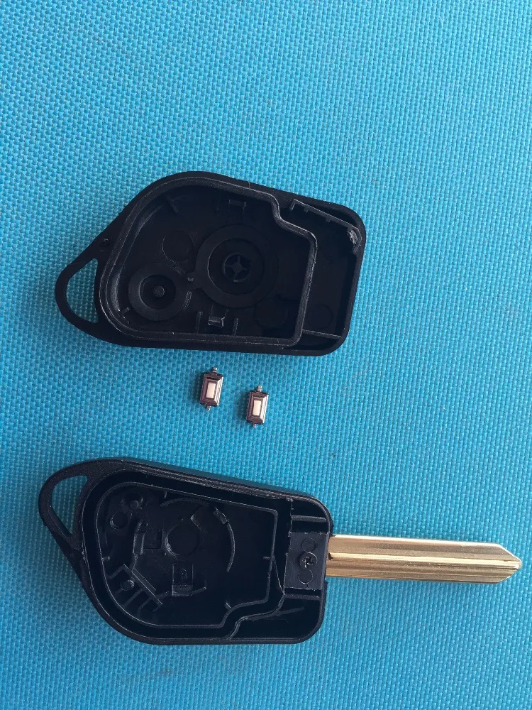 1 шт Сменный Корпус ключа для CITROEN SAXO Berlino Xsara Picasso удаленный ключевой заготовка для ключа лезвие+ 2 шт. микропереключатель