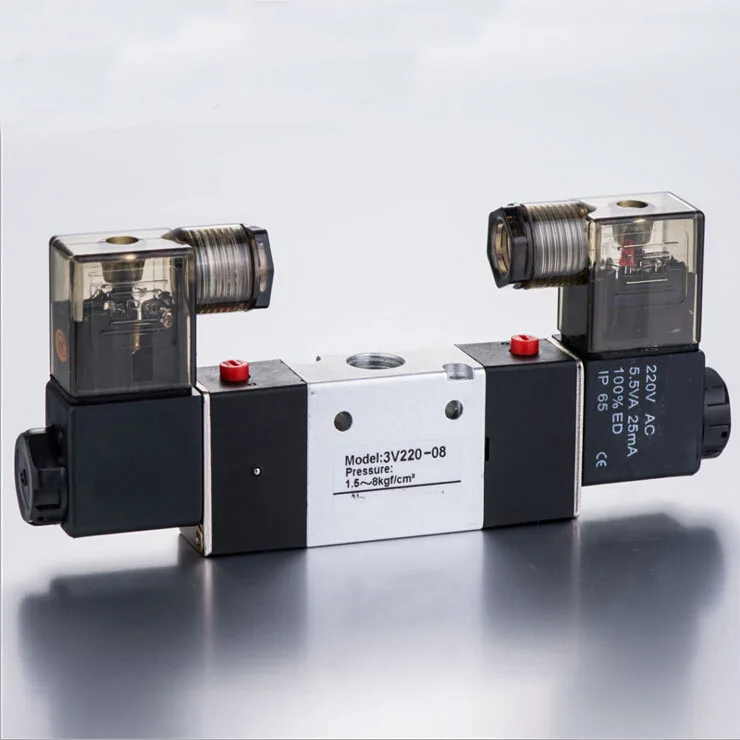 

Solenoid valve 3V220-08 3V200 Series 3/2 way 1/4 BSPT pneumatic air control valve