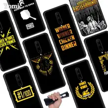 Hot Game PUBG Winner Black Soft Case for Oneplus 7 Pro 7 6T 6 Silicone TPU Phone Cases Cover Coque Shell