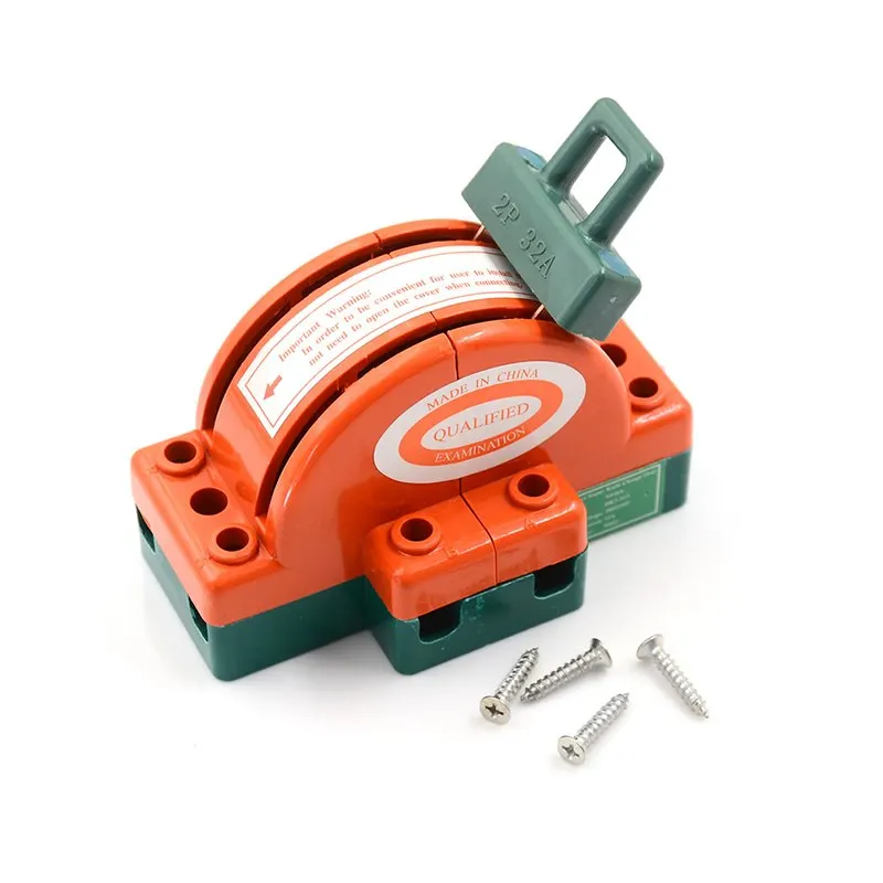 

Double Throw DPDT Bidirectional 32A 2 Pole Knife Safety Disconnect Switch