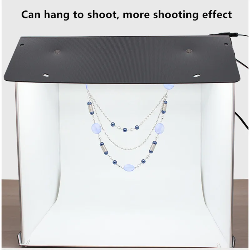  New SANOTO 40cm Photo Studio Box Photography Backdrop portable Softbox LED Light Photo Box fold Pho
