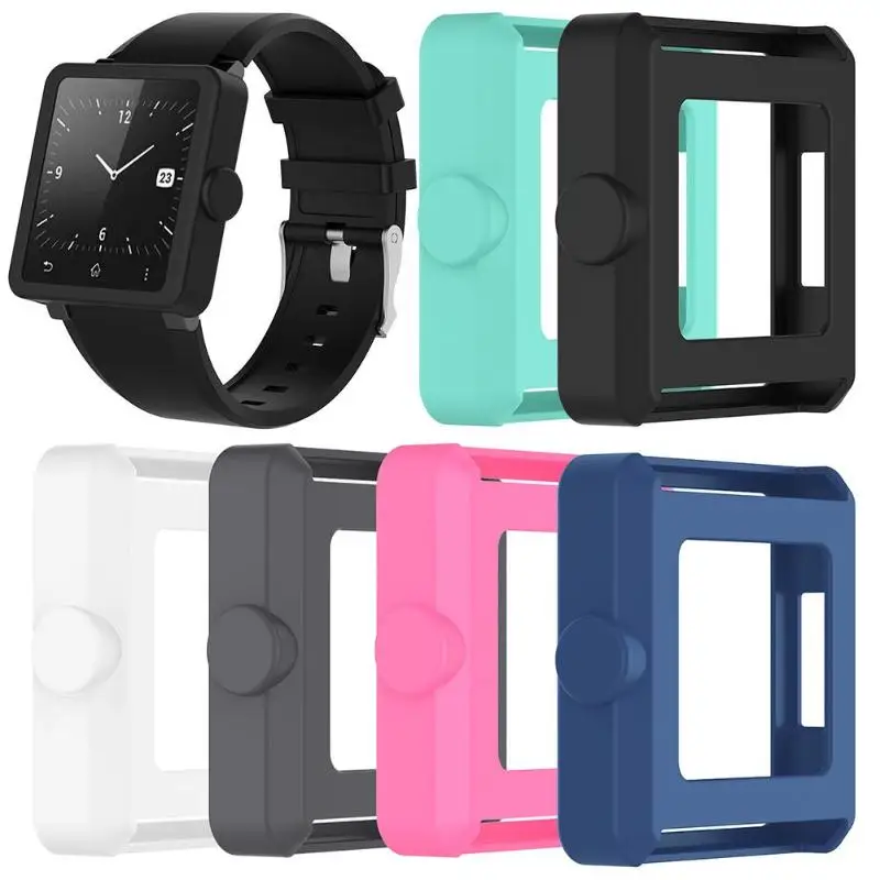 Buy 1Pcs Colorful Silicone Protective Smart Watch Case