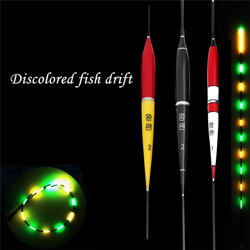 

1PC Smart Fishing Float Night Luminous Fishing Floats Led Light Automatically Remind Boat Fishing tools &4JJ04