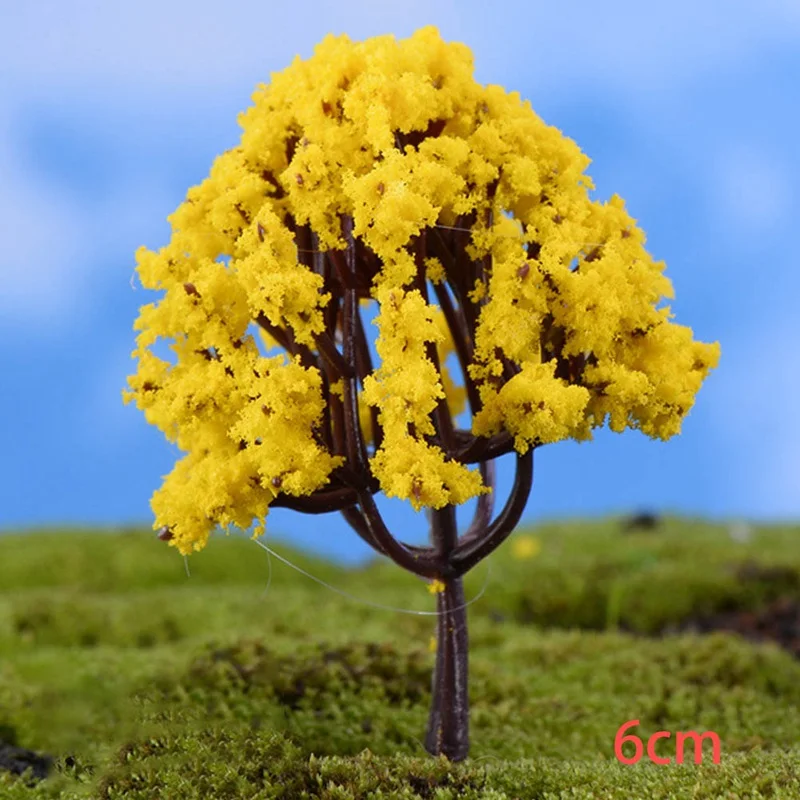 Мини-садовое украшение миниатюрное дерево из смолы фигурка ремесло горшок для растений Сказочный садовый декор
