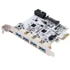 Add On Card USB 3.0 PCI-E Type C Expansion Card PCI Express PCI-E to USB 3.0 Controller 5Port + 1Port USB 3.1 PCI-E Card Adapter ► Photo 2/6