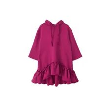 Новое Осеннее детское платье принцессы хлопковый, для новорожденных девочек, платья детское платье с блестками; красивое детское модное нарядное платье из бархата,#3543