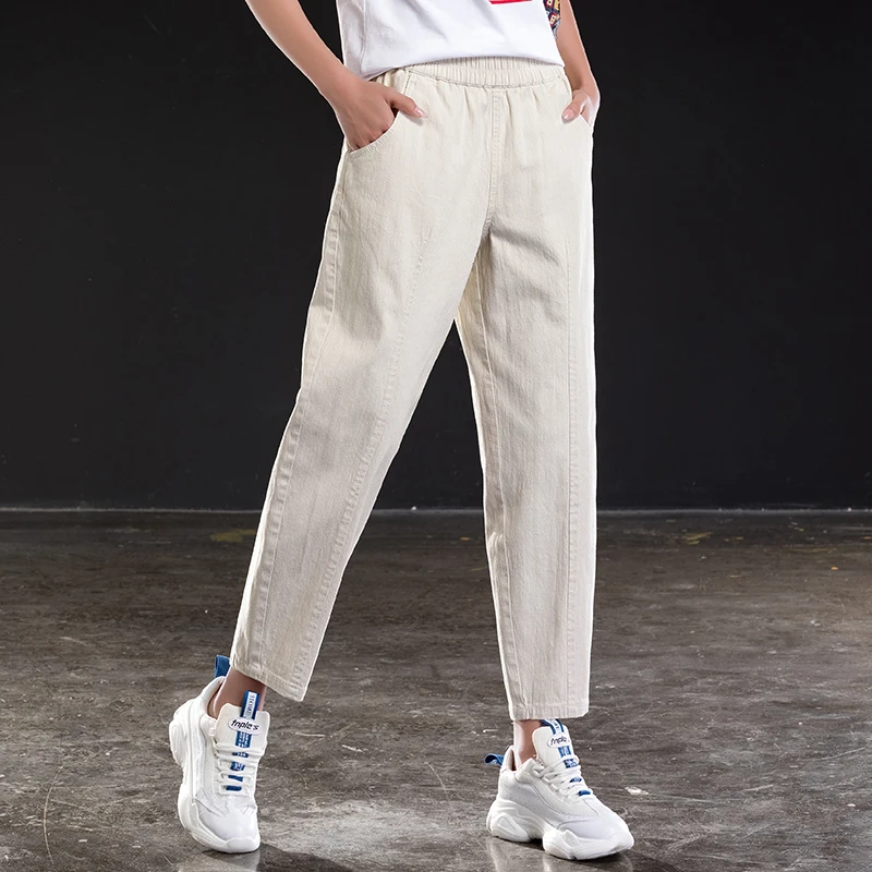 

Shangege women elastic high waist harem pants new lady loose trousers casual for spring summer free shipping