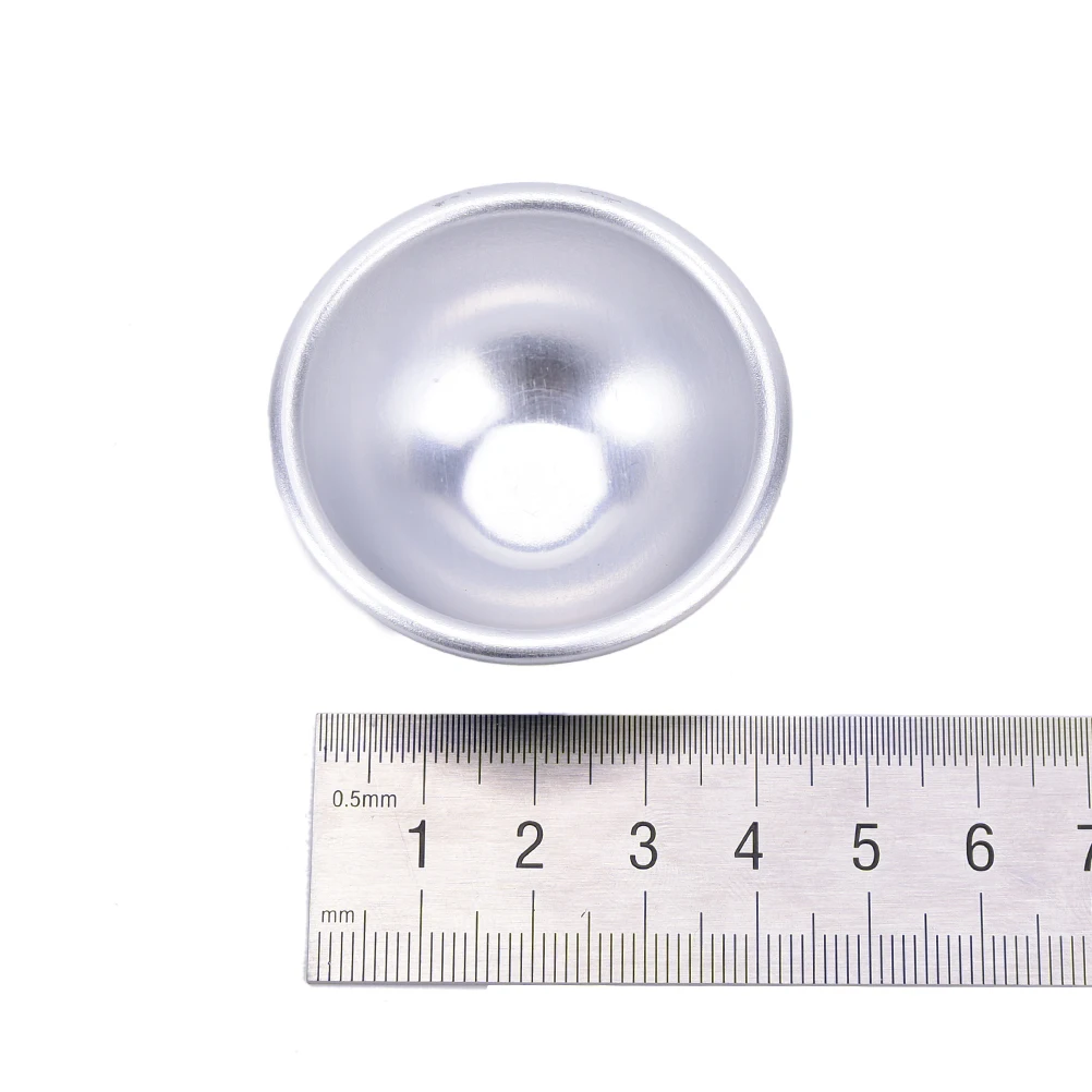 2 предмета Алюминий Для ванной бомба формы DIY Для ванной Поликарбонат сфере круглый ball-форм