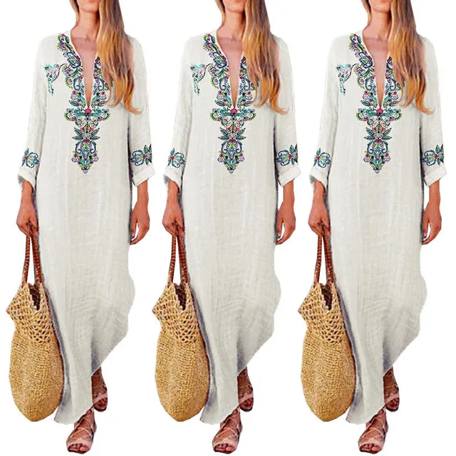 Hawaiian Beach Party Maxi Dress