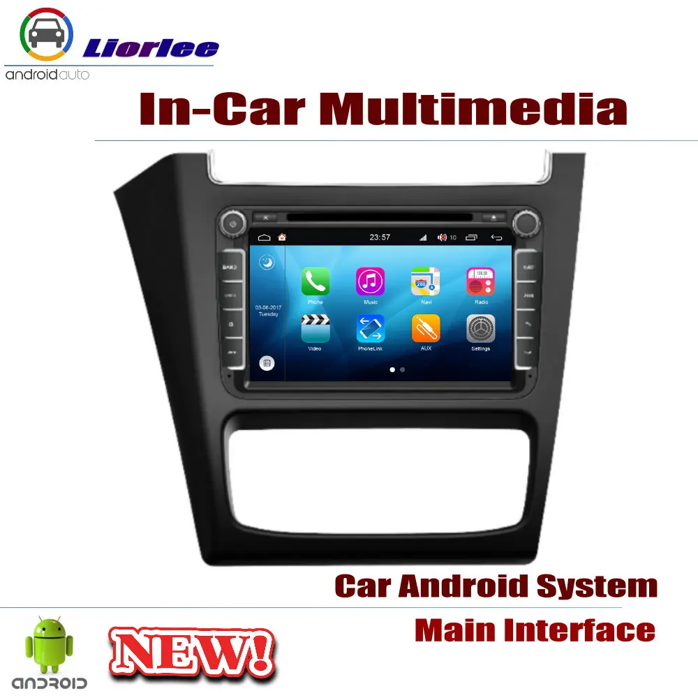Cheap For Volkswagen VW Fox CrossFox SpaceCross Car Android Player DVD GPS Navigation System HD Screen Radio Integrated Multimedia 1