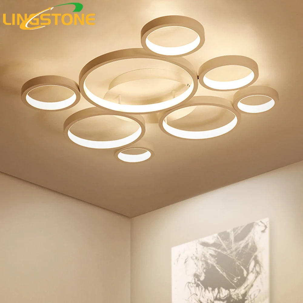 

Modern Led Lamp Ceiling Lights Plafonnier Lamparas De Techo Lighting Ceiling Ring Light Living Room Bedroom Restaurant Bathroom