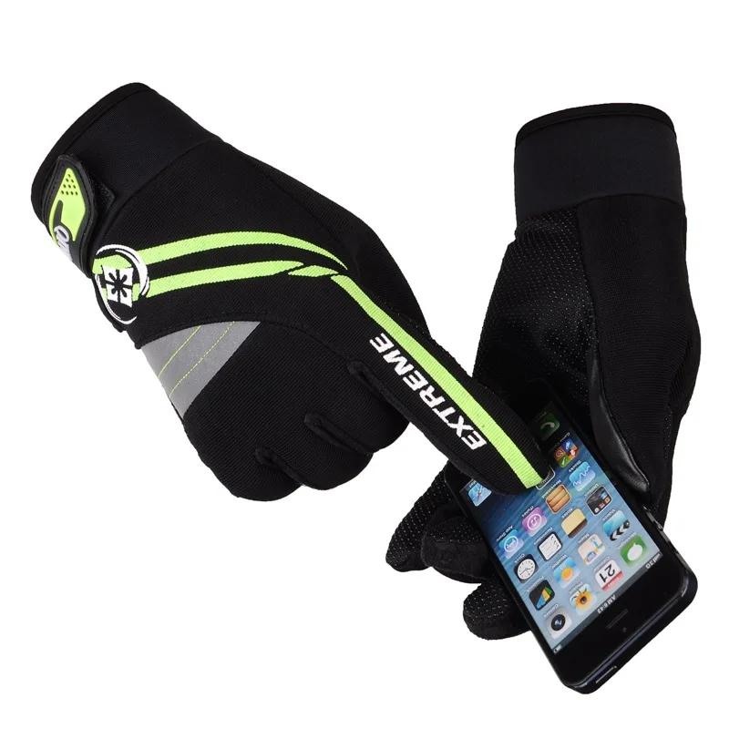 KUYOMENS Long keeper Mens Full Finger Gloves Gym Sport