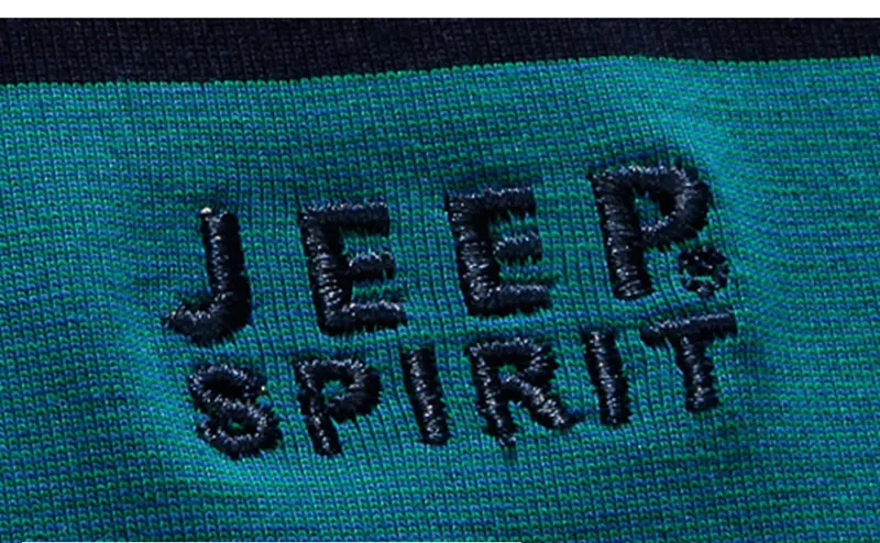 JEEP Brand Men's Polo Shirts Short Sleeve Loose Summer Pinstripe Men Fashion Cotton Man High Quality Smart Casual Straight Tops (10)