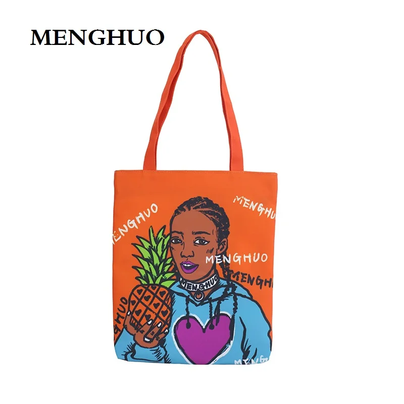 

MENGHUO NEW Shoulder bag with hip-hop style image of figure head, one-shoulder ba suitable for ladies, good quality bag