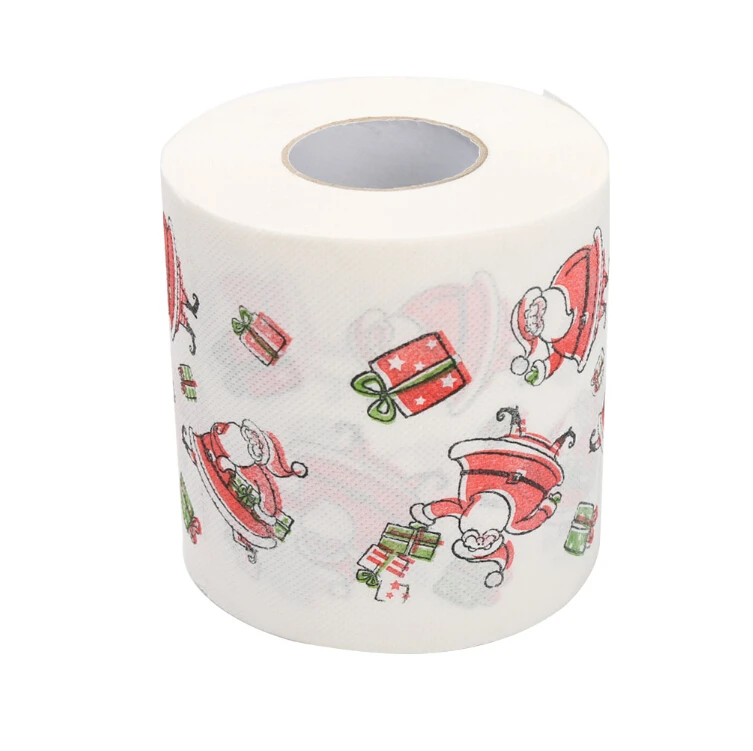 Санта Клаус Рождество дома Хозяйственные товары Туалет Бумага Roll Декор в гостиную