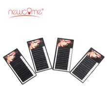 NEWCOME 4 Trays/lot Individual Eyelash Extension 3D Korean Volume Silk False Eyelash Extensions Hand Made Fake False Eyelashes : image NEWCOME 4 Trays/lot Individual Eyelash Extension 3D Korean Volume Silk False Eyelash Extensions Hand Made Fake False Eyelashes