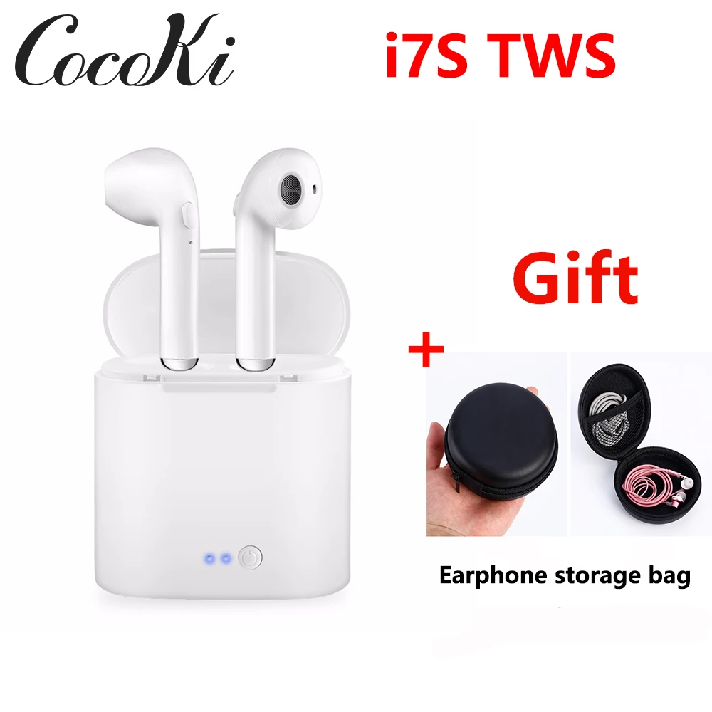 I7 Twins I7S TWS Earbuds Ture Wireless Bluetooth Double Earphones ...