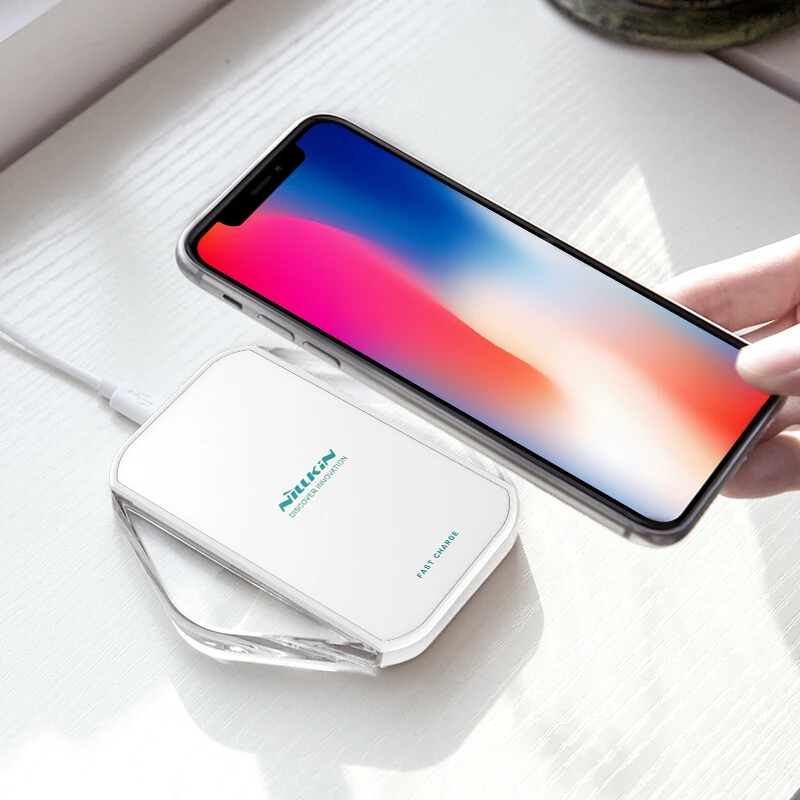 Беспроводное зарядное устройство Nillkin 10 Вт Qi для iPhone X XS Max XR 8 Plus быстрая зарядка