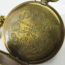 Старинные карманные часы C080 с двойным чехлом турбийоном MoonPhase