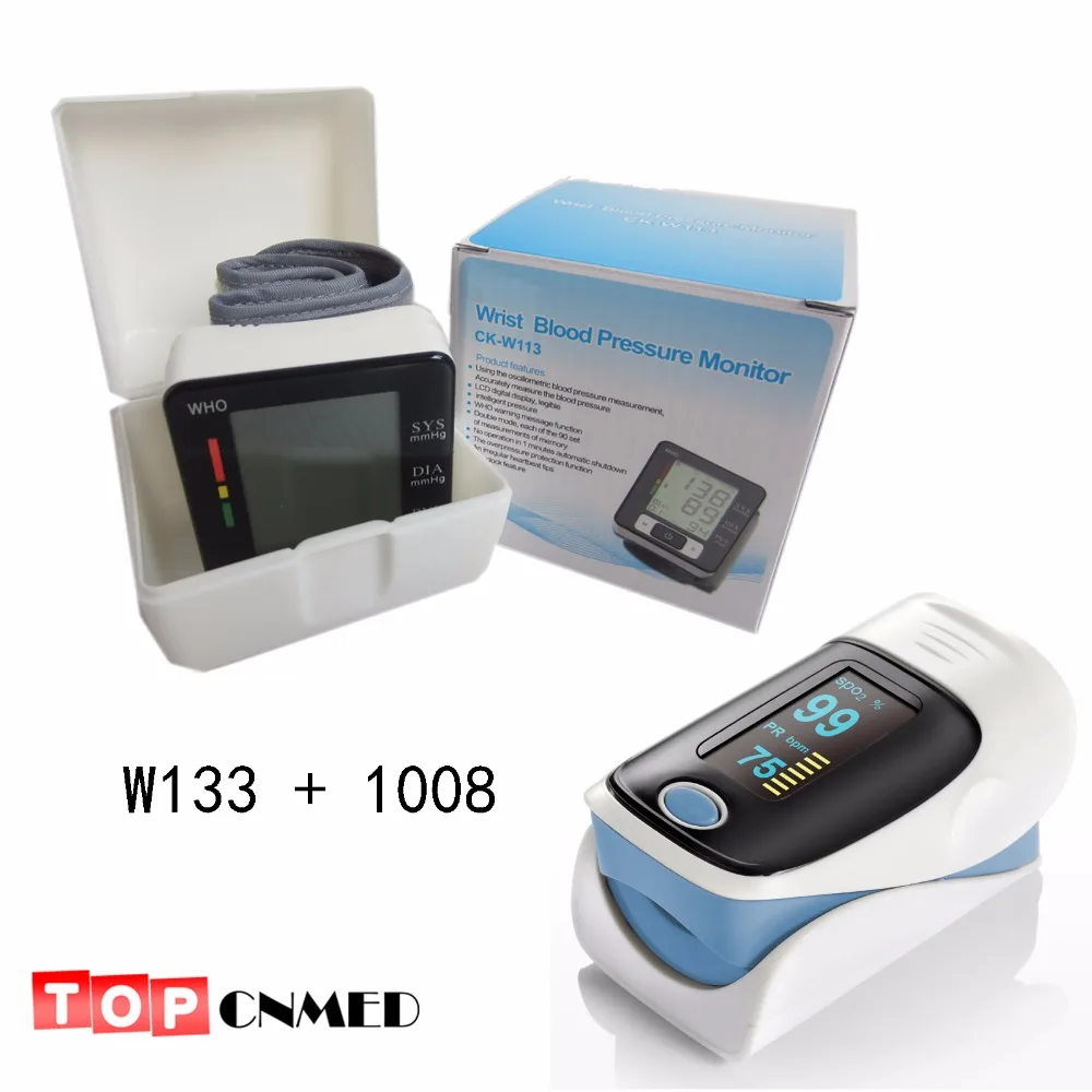 Buy Fingertip Pulse Oximeter 1008 + Wrist Blood