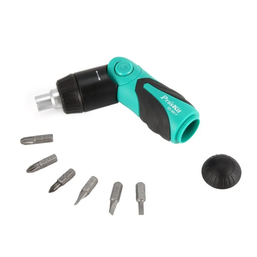 Proskit SD-9817 7pcs Screwdriver Set Series Mini Grip Cross Point Slotted Phillips Tip DIY Repair Tool Kit Hand Tamper Tools | Инструменты