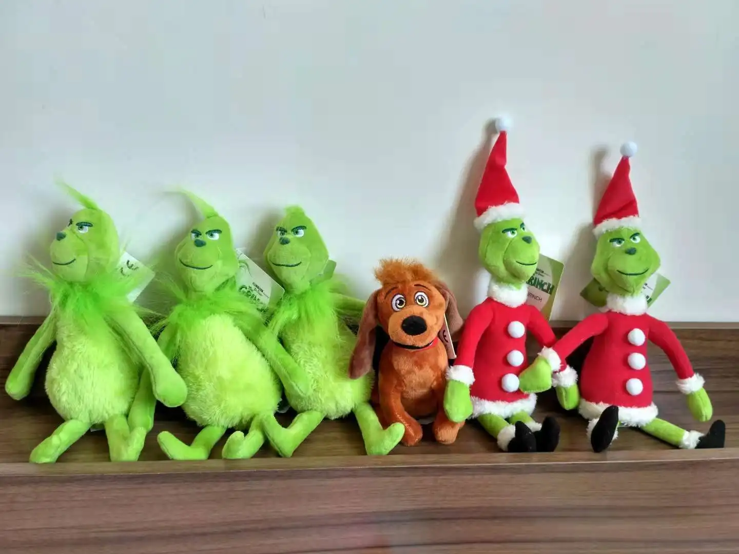 Стиль 18-38 см Grinch палантин фильм молодой Grinch бобы костюм Санты рождественские Мягкие плюшевые игрушки куклы Дети Рождественские подарки