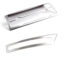 2 шт. Серебряный Центральная приборная панель, устанавливаемое на вентиляционное отверстие в салоне автомобиля Нижняя кнопка украшение для BMW X5 E70 2008-2013 левой стороны водительского сидения