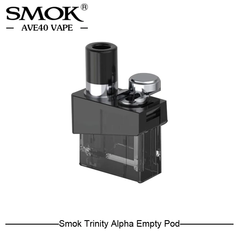 

Clearance!! Original Smok Vape Trinity Alpha Replacement Empty Pod Atomizer 2.8ml Capacity For SMOK Pod System Kit Nord Novo Pod