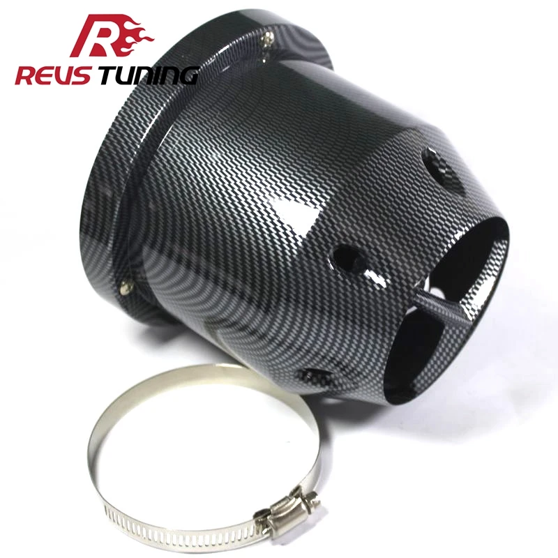 Hoe Prominent Sterkte Universal 3'' Inlet Carbon Style Turbo Racing Sport Air Filter|air filter| sport air filterturbo air filter - AliExpress