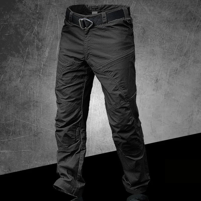  Summer Waterproof Tactical Pants Male Jogger Casual Men's Cargo Pants Cotton Trousers Military Styl