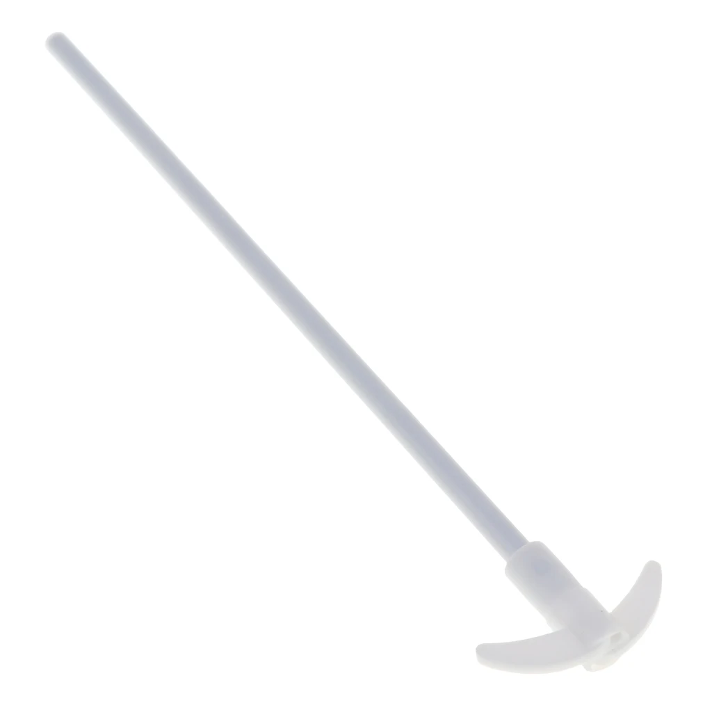 250 mm PTFE Stirring Rod Overhead Stirrer Mixer Shaft w/ 50 mm Dia Foldable Paddle - Lab Flask Utensils Accs