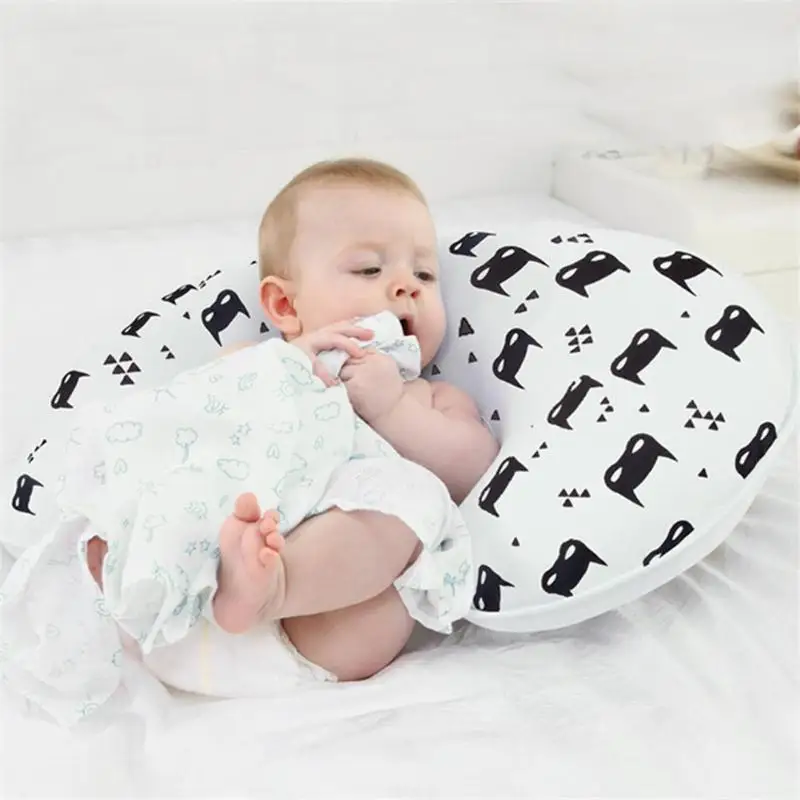

2pcs/set Baby Nursing Maternity Breastfeeding U-Shaped Infant Cotton Pillow U-Shaped Newbron Cotton Feeding Waist Cushion