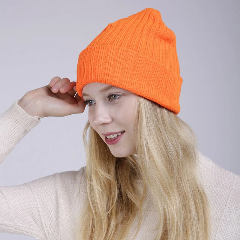 

Winter Hats for Woman New Beanies Knitted Solid Cute Hat Girls Autumn Female Beanie Caps Warmer Bonnet Ladies Casual Cap