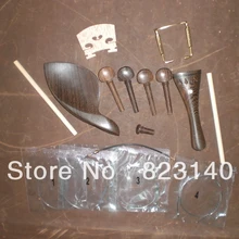 1 комплект Высококачественная скрипка венге с хвостом, звуковым столбом, Золотая подставка для подбородника с винтовым креплением, держатель струн для скрипки и скрипки