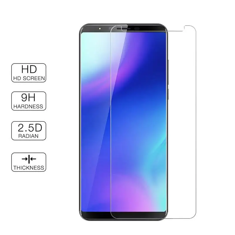 

2PCS 9H Tempered Glass for Cubot Nova J3 Pro A5 P20 Power R11 H3 Note Plus R9 Rainbow 2 X18 Protective Film Screen Protector