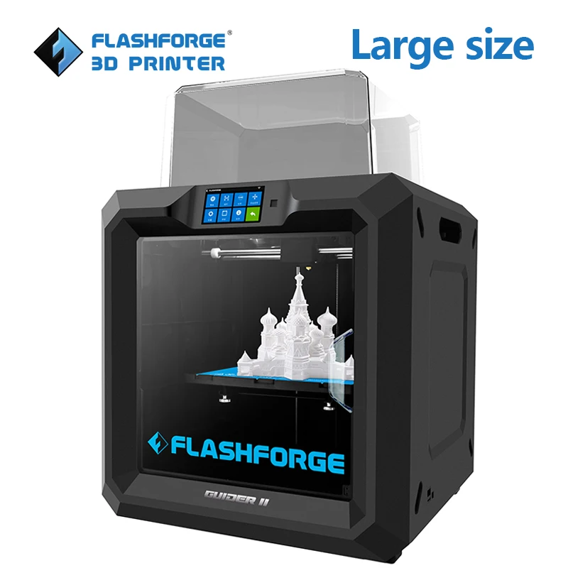 Flashforge Guider II 3d Printer build volume 280*250*300 mm large size ... - Flashforge GuiDer II 3D Printer BuilD Volume 280 250 300 Mm Large Size 3D Printer Factory