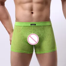 COCKCON новые трусы Горячая Распродажа мужское, женское нижнее белье мужские трусы боксеры сексуальное Полосатое Мужское нижнее белье, боксеры камуфляжные трусы