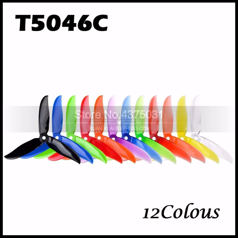 2 пары или партия Dalprop Cyclone T5046C 5046 3 лезвия 5x4 6 CW CCW Пропеллер для RC Quadcopter drone racing 12
