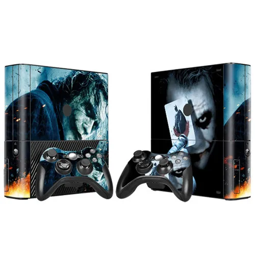 0555 DC Джокер Бэтмен и Супермен пленка Стикеры наклейка для Xbox 360 E консоль и контроллеры Скины Стикеры s для Xbox360 E винил - Цвет: 0555