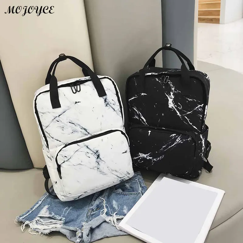 Gran capacidad mármol mujeres mochila Unisex lienzo mochilas para adolescentes niñas bolsas Marbling mochila Gran capacidad mármol mujeres mochila Unisex lienzo mochilas para adolescentes niñas bolsas Marbling mochila