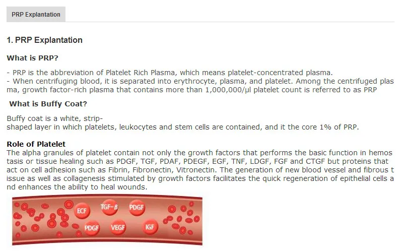 prp explantation