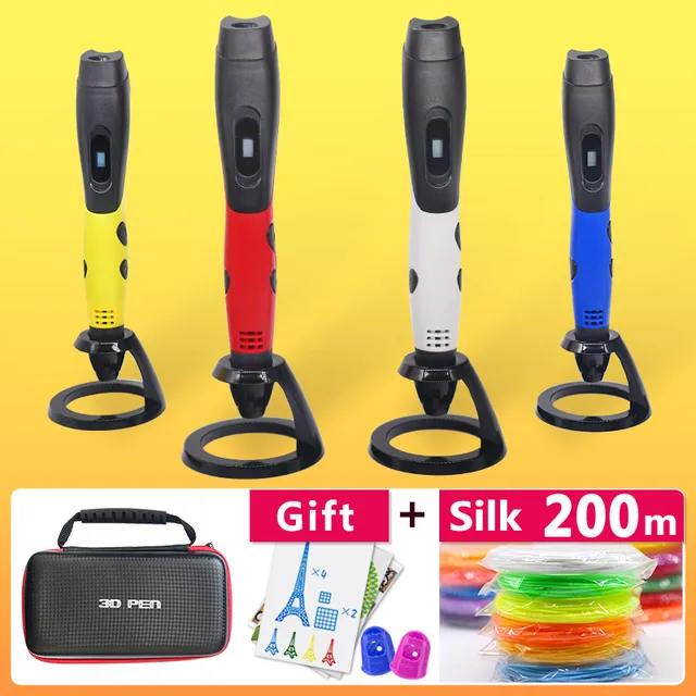 Cheap 3d pen 3d pens,1.75mm ABS/PLA Filament,3 d pen 3d model,Creative 3d printing pen,new Year gift Kids birthday present Christmas