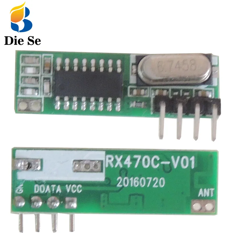

433 Mhz Module RF Wireless Receiver Module Superheterodyne 433MHZ Wireless for arduino DIY Relay Receiver Updated module