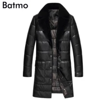 Batmo, Новое поступление, зимняя, высокое качество, 95%, белый утиный пух, длинная куртка для мужчин, теплый Тренч, пальто для мужчин, 1712
