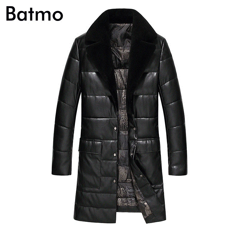 Batmo 2020 Новое поступление Зима Высокое качество 95% белый утиный пух длинная куртка