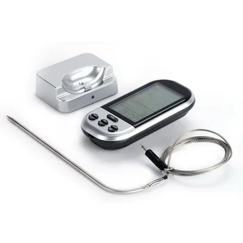 

by dhl 20set useful Digital BBQ Thermometers Wireless Digital Oven And Grill Meat Cooking Remote Kitchen Thermometer And Timer