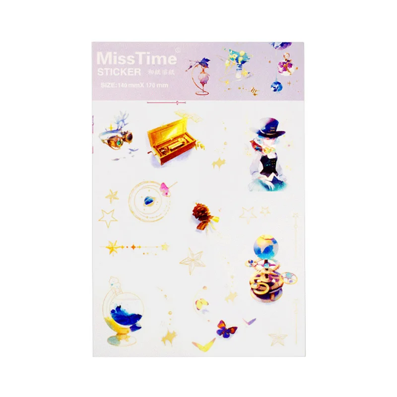 

4pcs/lot Magic school Decorative Washi Stickers Diary Album Label Scrapbooking Sticker Label Diary Stationery Album Stickers